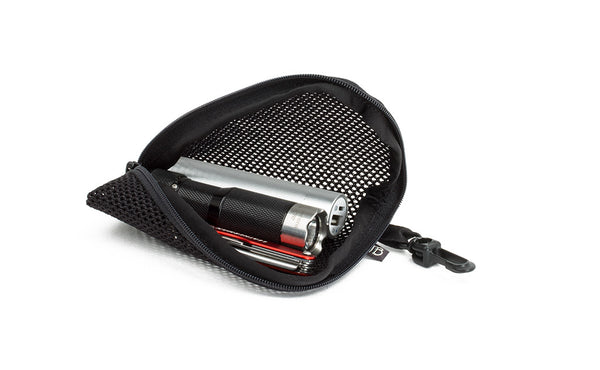 A fully opened Mesh Mini Ghost Whale Pouch